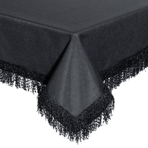 OBRUS JASPER 140 X 280 CM CZARNY