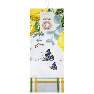 KOMPLET RĘCZNIKÓW KUCHENNYCH LEMON 50 X 70 CM ŻÓŁTY