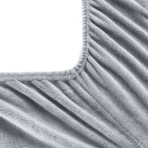 PRZEŚCIERADŁO FLANO 180 X 200 CM SREBRNY