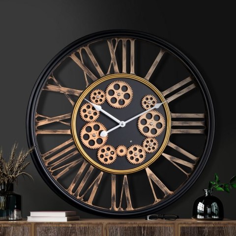 ZEGAR DEKORACYJNY 19 54 X 9 X 54 CM CZARNY