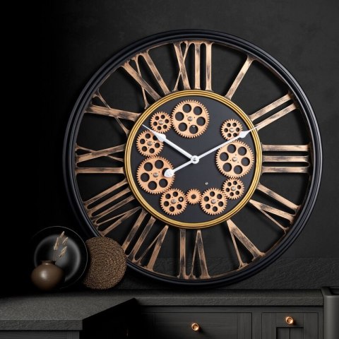 ZEGAR DEKORACYJNY 19 54 X 9 X 54 CM CZARNY