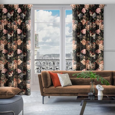 SI/RUBENS/Z 140X270 T CZA+RÓŻ