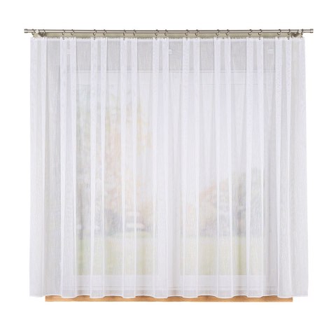 Firanka fantazyjna z ołowianką, wysokość 160 cm, kolor 001 biały 021102/OLO/001/000160/1