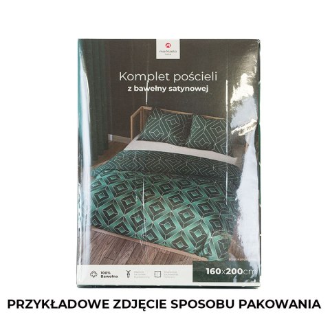 SAPHIRA Komplet pościeli z bawełny satynowej 160x200cm 100083/SAT/000/160200/1