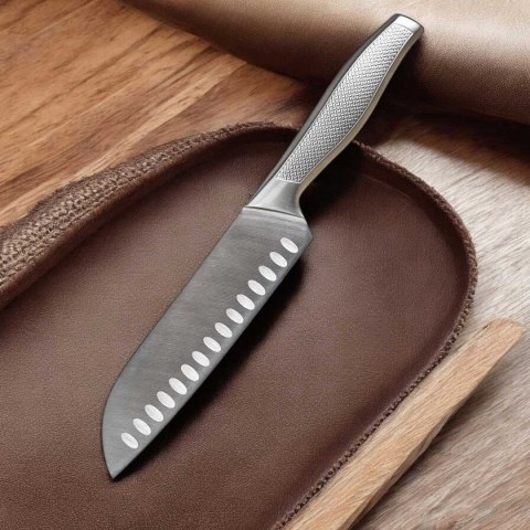 STALOWY NÓŻ SANTOKU 30,5cm BANQUET