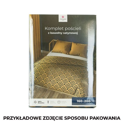 TRESSA Komplet pościeli z bawełny satynowej 160x200cm 100082/SAT/000/160200/1