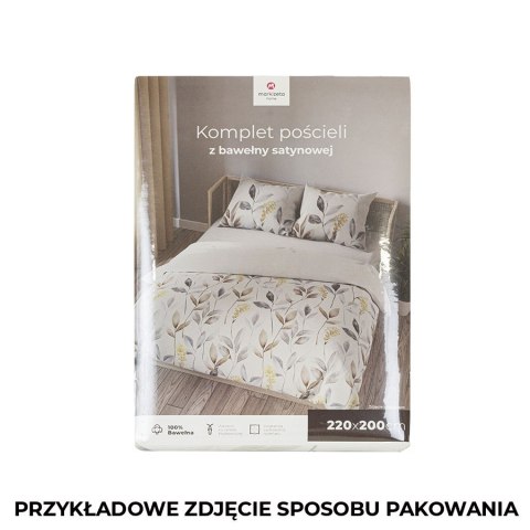 ZARIA Komplet pościeli z bawełny satynowej 160x200cm 100080/SAT/000/160200/1