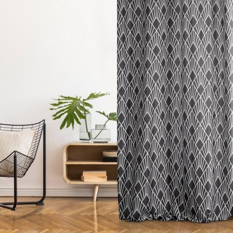 ZASŁONA GOTOWA D91 IDA 140 X 250 CM STALOWY