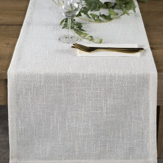 OBRUS INES 12 40 X 140 CM KREMOWY