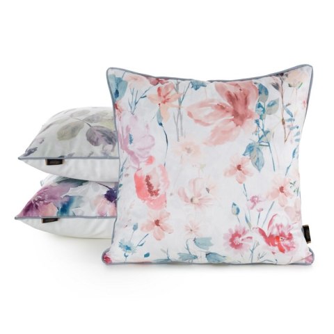 POSZEWKA VELVET 156 45 X 45 CM BIAŁY