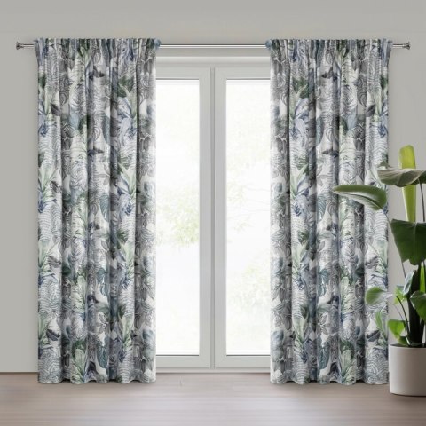 ZASŁONA GOTOWA DAVOS 2 NA TAŚMIE 140 X 270 CM BIAŁY