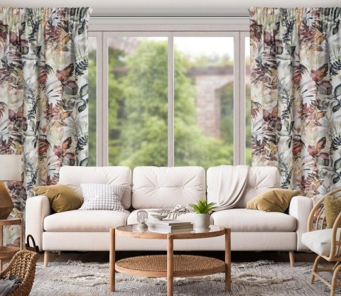 ZASŁONA GOTOWA ADELINE NA TAŚMIE 140 X 270 CM BIAŁY