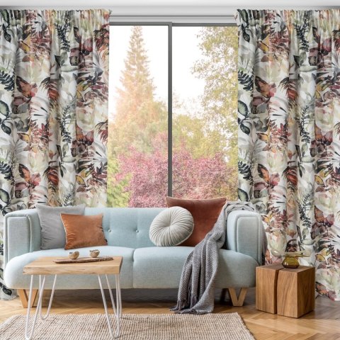 ZASŁONA GOTOWA ADELINE NA TAŚMIE 140 X 270 CM BIAŁY