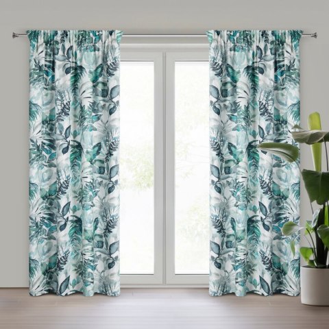 ZASŁONA GOTOWA ADELINE NA TAŚMIE 140 X 270 CM BIAŁY