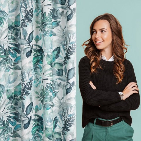 ZASŁONA GOTOWA ADELINE NA TAŚMIE 140 X 270 CM BIAŁY