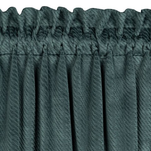 ZASŁONA GOTOWA ELIZA NA TAŚMIE 140 X 300 CM CIEMNOMIĘTOWY