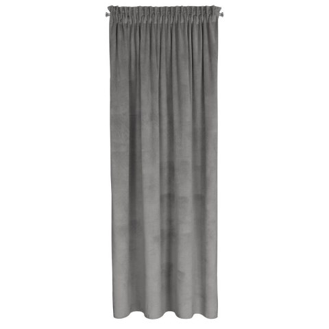 ZASŁONA GOTOWA ELIZA NA TAŚMIE 140 X 300 CM SZARY