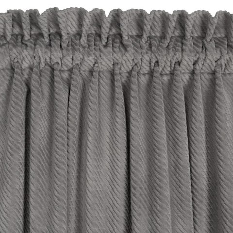 ZASŁONA GOTOWA ELIZA NA TAŚMIE 140 X 300 CM SZARY