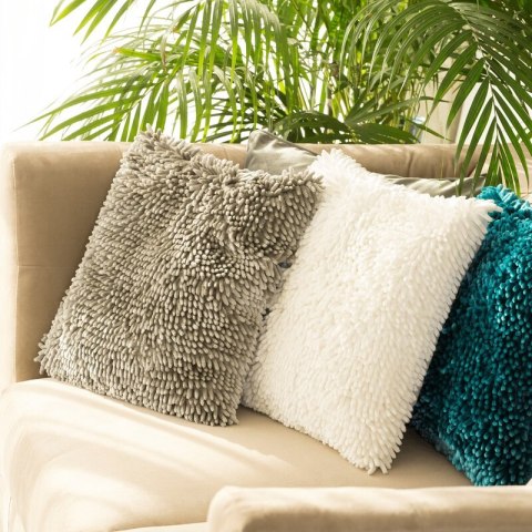 POSZEWKA SHAGGY 1 40 X 40 CM BEŻOWY