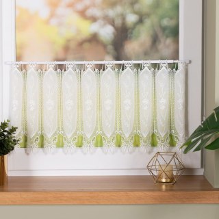 Zazdrostka haftowana panelowa na batyście, wysokość 40cm, kolor 010 naturalny 093003/388/010/000040/1