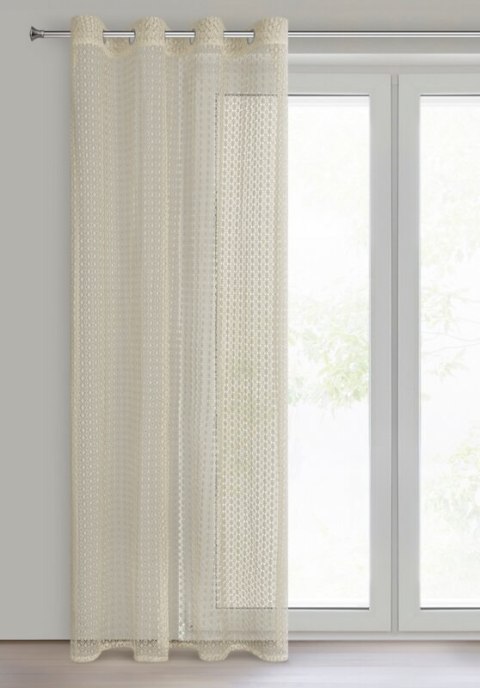 FIRANA GOTOWA MIRELLA 140 X 250 CM BEŻOWY