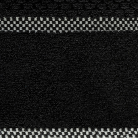 Ręcznik CALEB z bawełny frotte 70x140 cm kolor czarny