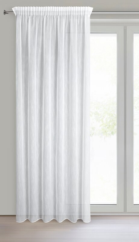 FIRANA GOTOWA IWA NA TAŚMIE 140 X 280 CM BIAŁY