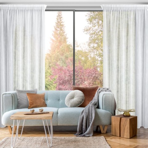 FIRANA GOTOWA IWA NA TAŚMIE 140 X 280 CM BIAŁY