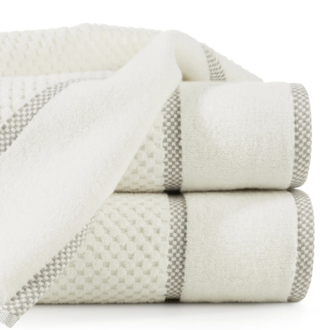 Ręcznik CALEB z bawełny frotte 50x90 cm kolor kremowy