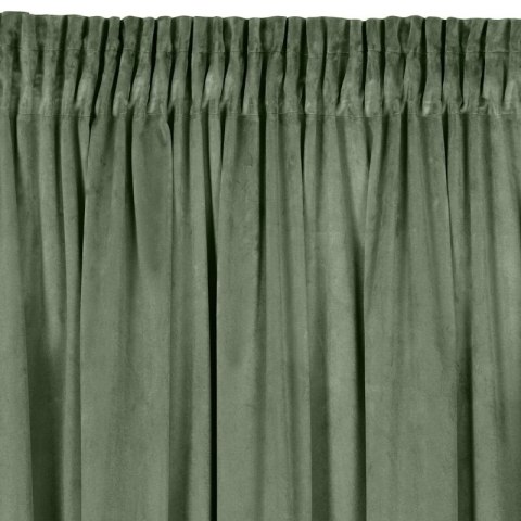 ZASŁONA GOTOWA D91 ROSA NA TAŚMIE 135 X 300 CM OLIWKOWY