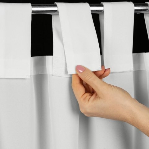 ZASŁONA GOTOWA GARDEN NA SZELKACH 155X200 CM BIAŁY