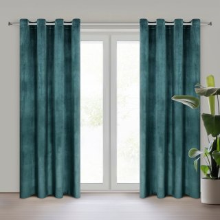 ZASŁONA GOTOWA MELANIE 140 X 270 CM CIEMNONIEBIESKI