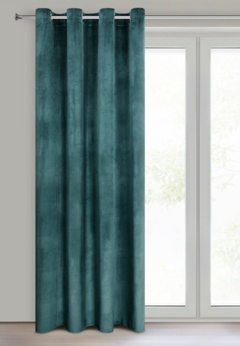 ZASŁONA GOTOWA MELANIE 140 X 270 CM CIEMNONIEBIESKI