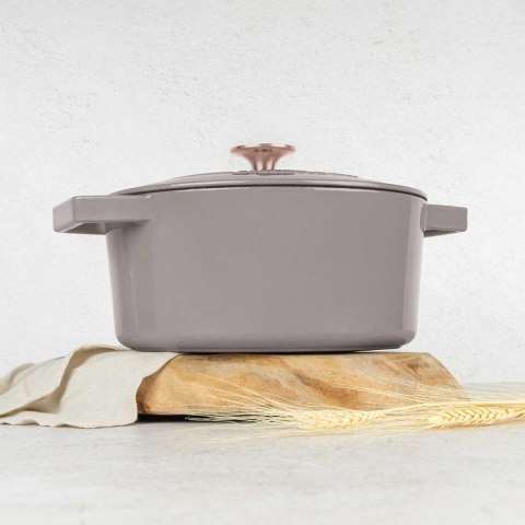 GARNEK ŻELIWNY 24cm 4,35L BERLINGER HAUS BH-6525 TAUPE