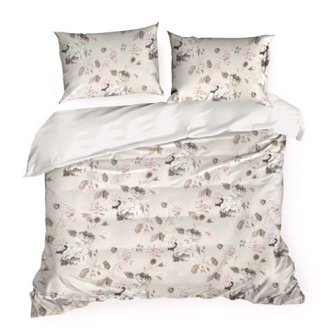 KOMPLET POŚCIELI SATYNOWEJ SPRING 45 160 X 200 CM BEŻOWY