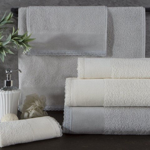 RĘCZNIK EMI (03) 50 X 90 CM SREBRNY