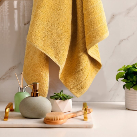 Ręcznik bawełniany DALI 30x50 cm kolor ciemnozielony