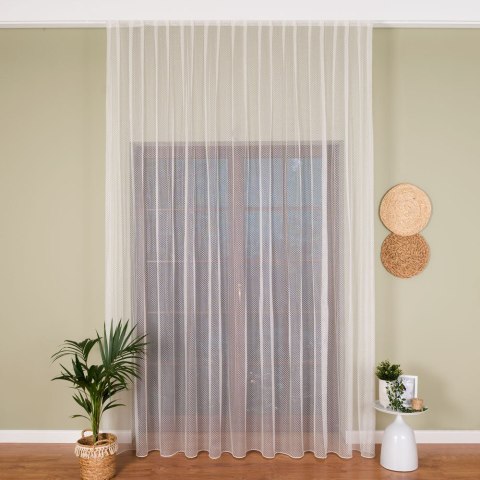Firanka fantazyjna z ołowianką, wysokość 300cm, kolor 002 off white 475033/OLO/002/000300/1