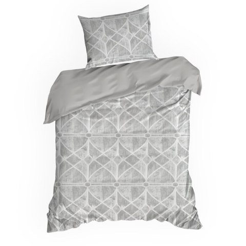 KOMPLET POŚCIELI SATYNOWEJ SPRING 55 140 X 200 CM SZARY
