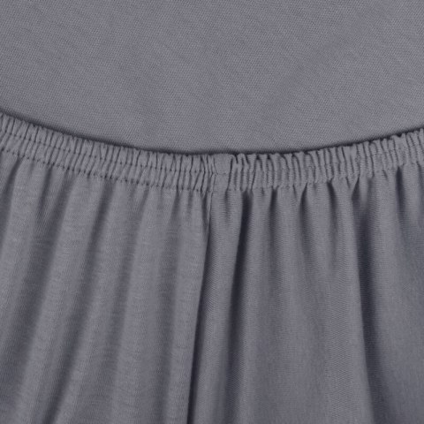 PRZEŚCIERADŁO JERSEY3 160 X 200 X 30 CM CIEMNOSTALOWY