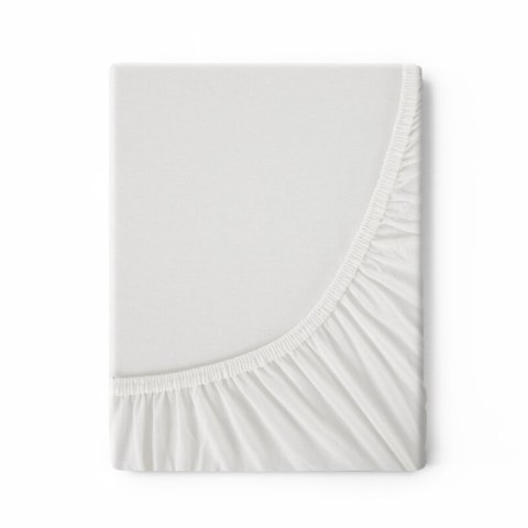 PRZEŚCIERADŁO JERSEY3 220 X 200 X 30 CM KREMOWY