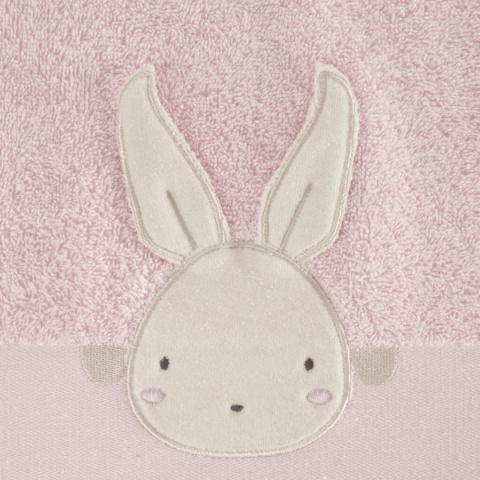 Ręcznik BABY 57 z motywem króliczka kolor różowy