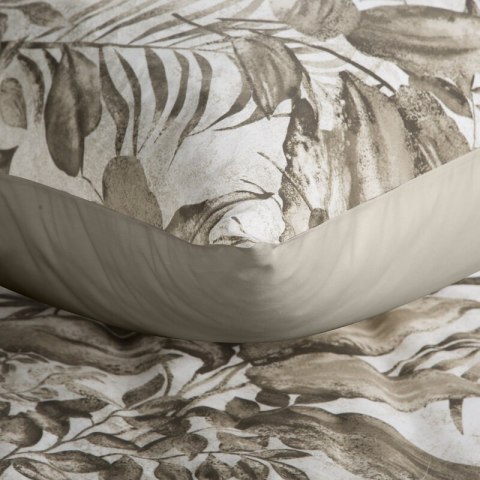 KOMPLET POŚCIELI SATYNOWEJ SPRING 46 160 X 200 CM CIEMNOBEŻOWY