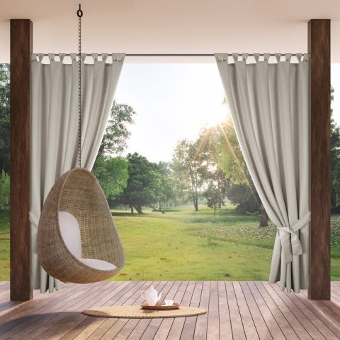 ZASŁONA GOTOWA GARDEN NA SZELKACH 155 X 260 CM BEŻOWY