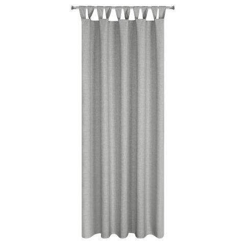 ZASŁONA GOTOWA GARDEN NA SZELKACH 155 X 260 CM SREBRNY