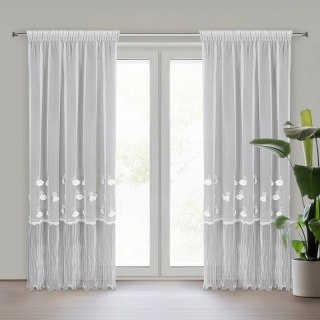 FIRANA GOTOWA AVRIL NA TAŚMIE 140 X 270 CM BIAŁY