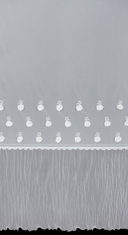 FIRANA GOTOWA AVRIL NA TAŚMIE 140 X 270 CM BIAŁY