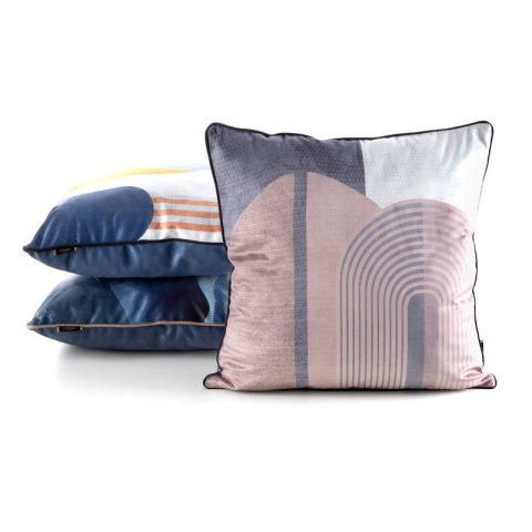 POSZEWKA VELVET 163 45 X 45 CM BEŻOWY