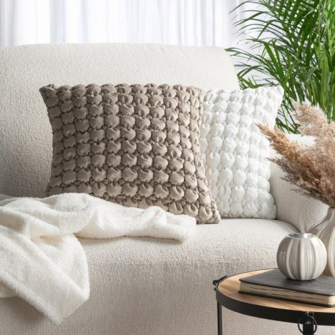 POSZEWKA VELVET 193 45 X 45 CM BIAŁY