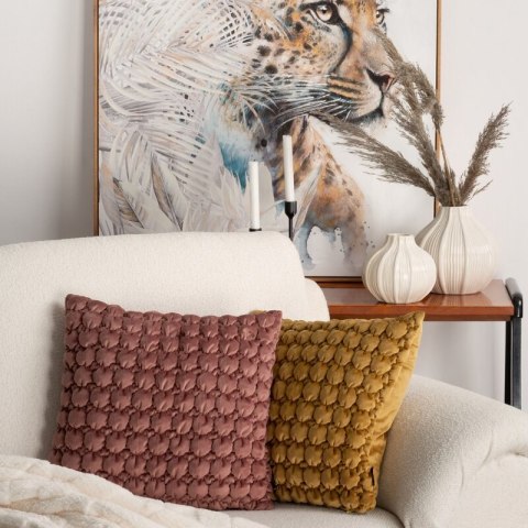 POSZEWKA VELVET 193 45 X 45 CM PUDROWY